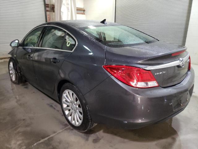 W04GR5EC7B1028373 - 2011 BUICK REGAL CXL BLUE photo 2