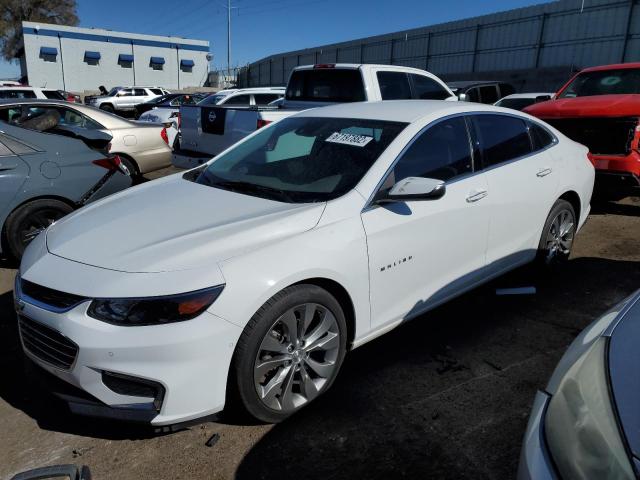1G1ZH5SX7GF313893 - 2016 CHEVROLET MALIBU PRE WHITE photo 1