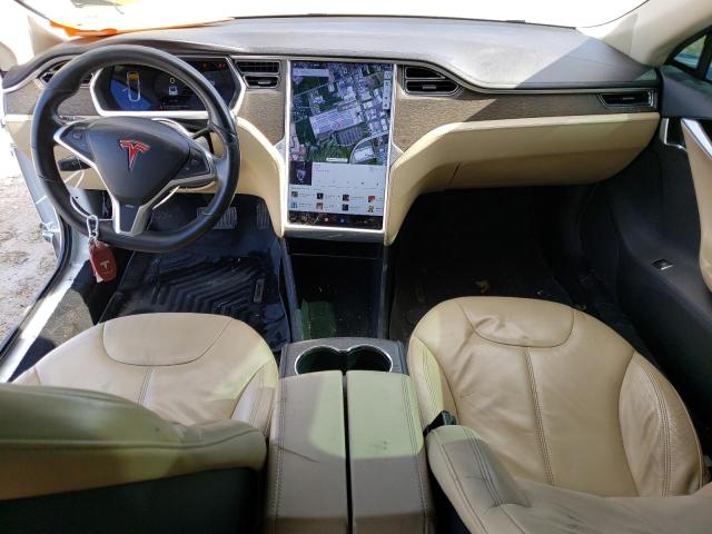 5YJSA1CGXDFP09658 - 2013 TESLA MODEL S Blanco foto 8