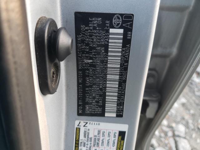 2T1KR32E06C621827 - 2006 TOYOTA MATRIX 银色 照片 12