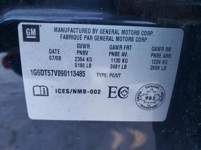 1G6DT57V090113485 - 2009 CADILLAC CTS HI FEA BLACK photo 13