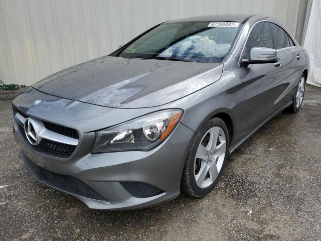 WDDSJ4GB2GN295139 - 2016 MERCEDES-BENZ CLA250 GRAY photo 2