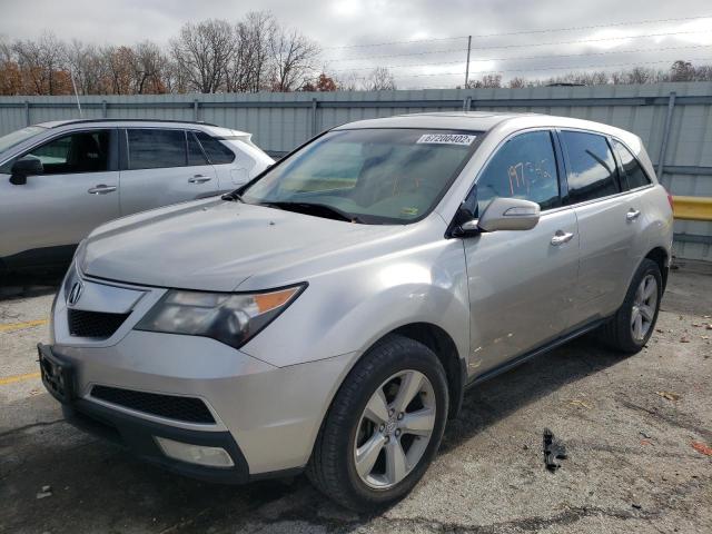 2HNYD2H21AH519848 - 2010 ACURA MDX SILVER photo 2