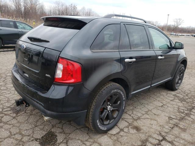 2FMDK3JC8BBA15638 - 2011 FORD EDGE SEL BLACK photo 3