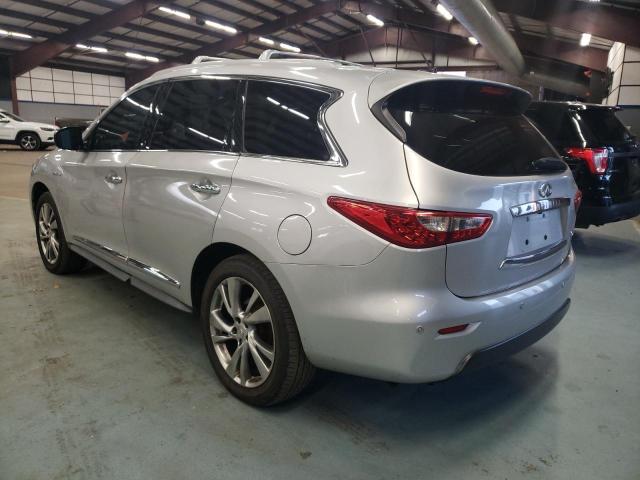 5N1CL0MM4EC513108 - 2014 INFINITI QX60 HYBRI SILVER photo 3