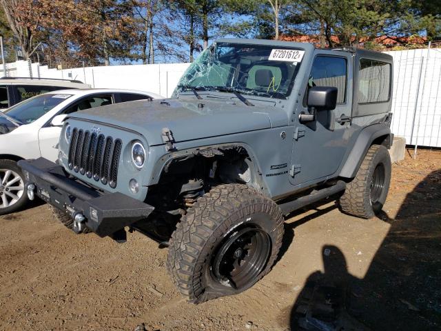 1C4AJWAG5FL729439 - 2015 JEEP WRANGLER S GRAY photo 2