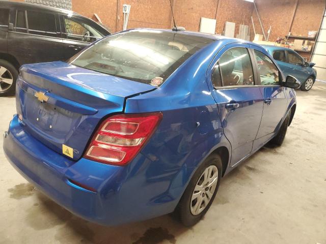 1G1JB5SH3H4163351 - 2017 CHEVROLET SONIC LS BLUE photo 4
