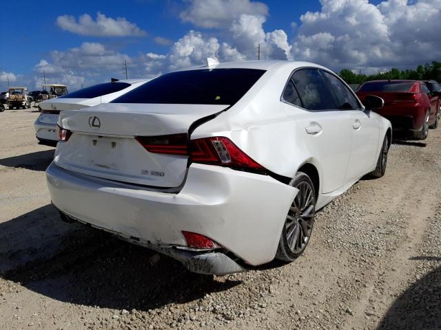 JTHBF1D25E5010993 - 2014 LEXUS IS 250 WHITE photo 4