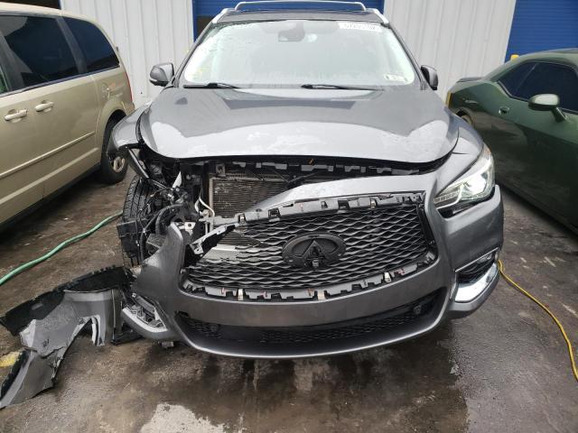 5N1DL0MM4KC520723 - 2019 INFINITI QX60 LUXE GRAY photo 5