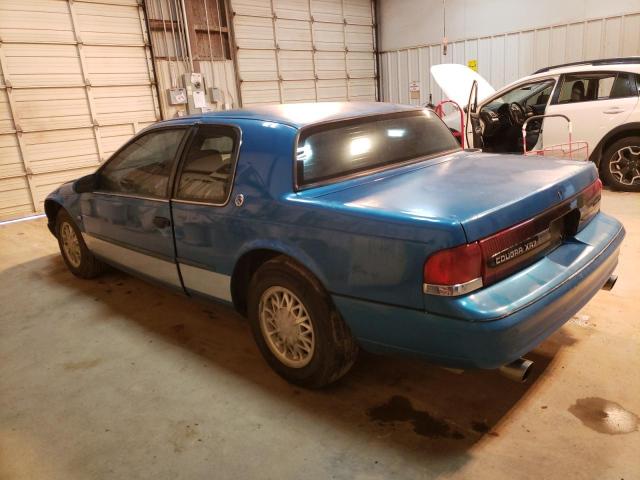 1MELM62W5RH671263 - 1994 MERCURY COUGAR XR7 TEAL photo 2