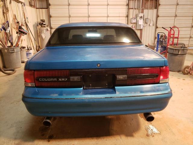 1MELM62W5RH671263 - 1994 MERCURY COUGAR XR7 TEAL photo 6