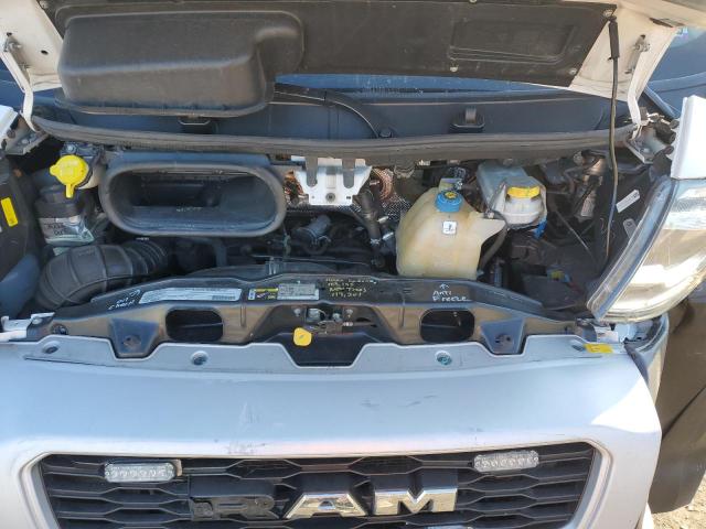3C6TRVDG2KE563088 - 2019 RAM PROMASTER WHITE photo 12