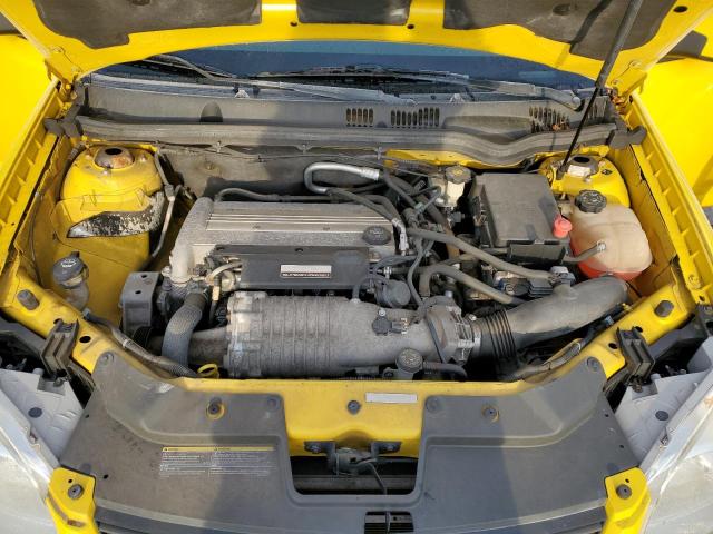 1G1AP12P757627639 - 2005 CHEVROLET COBALT SS YELLOW photo 11