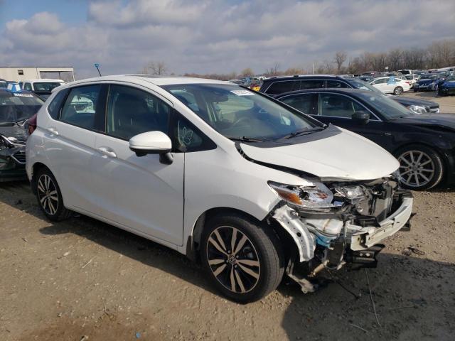 3HGGK5H84KM725554 - 2019 HONDA FIT EX WHITE photo 1