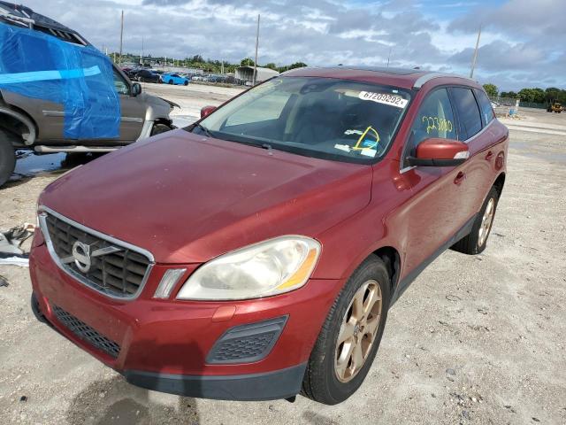 YV4940DZ1D2422029 - 2013 VOLVO XC60 3.2 BURGUNDY photo 2