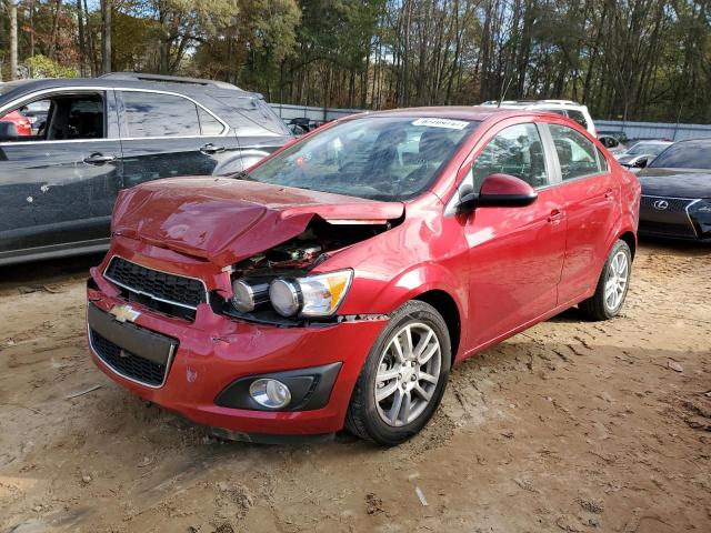 1G1JC5SH7C4167442 - 2012 CHEVROLET SONIC LT RED photo 2