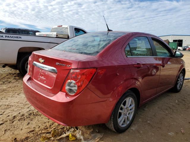 1G1JC5SH7C4167442 - 2012 CHEVROLET SONIC LT RED photo 4