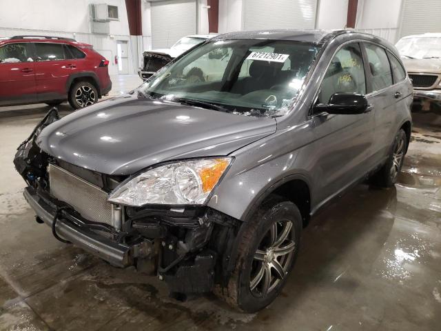 5J6RE4H3XAL052681 - 2010 HONDA CR-V LX GRAY photo 2