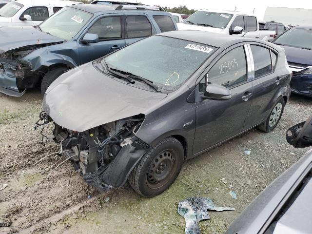 JTDKDTB36C1505514 - 2012 TOYOTA PRIUS C GRAY photo 1