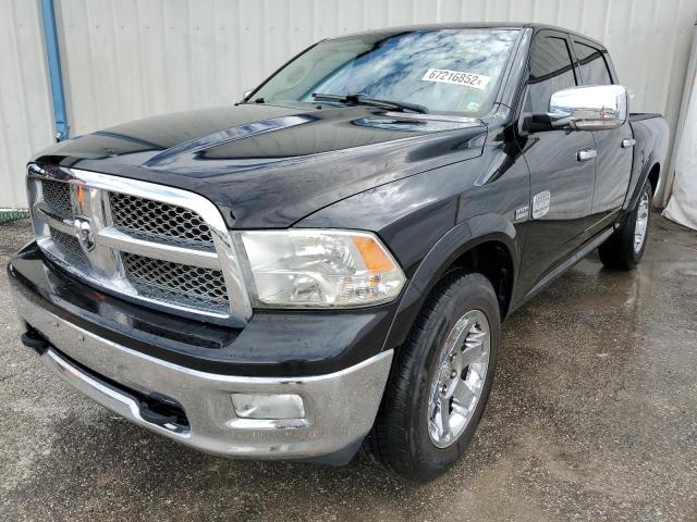 1C6RD6PT1CS290148 - 2012 DODGE RAM 1500 L BLACK photo 2