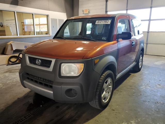 5J6YH18635L013738 - 2005 HONDA ELEMENT EX ORANGE photo 9