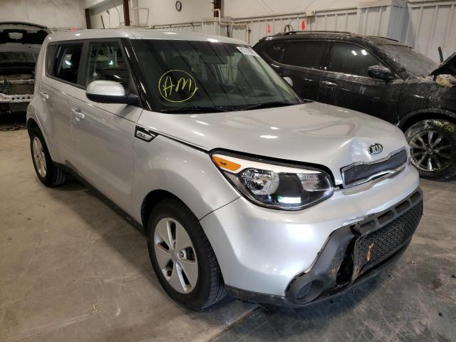 KNDJN2A24F7785124 - 2015 KIA SOUL SILVER photo 1