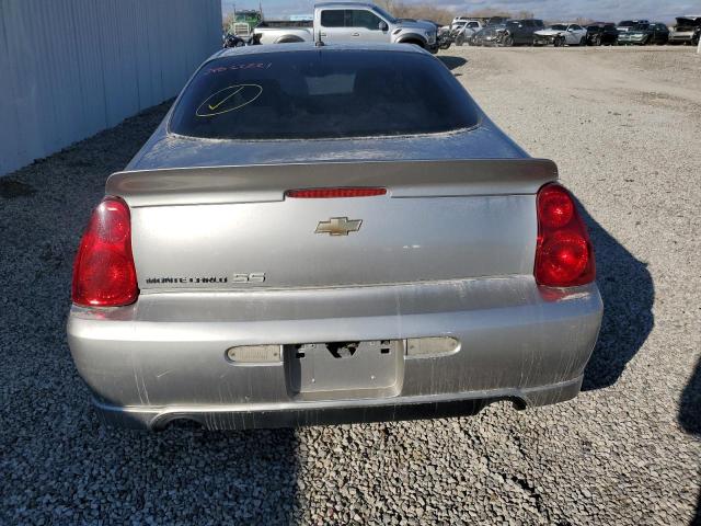 2G1WL16C869188637 - 2006 CHEVROLET MONTE CARL ვერცხლისფერი ფოტო 6