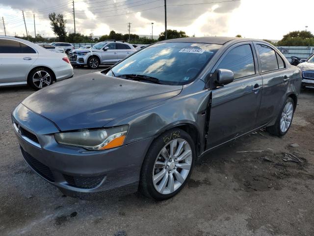 JA3AU26U99U033629 - 2009 MITSUBISHI LANCER GRAY photo 2