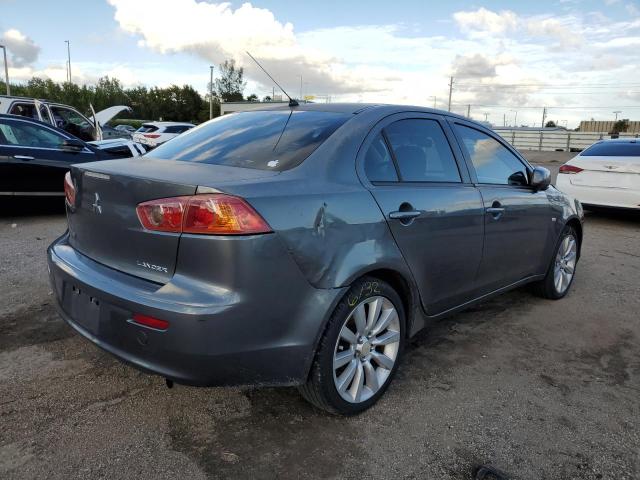 JA3AU26U99U033629 - 2009 MITSUBISHI LANCER GRAY photo 4