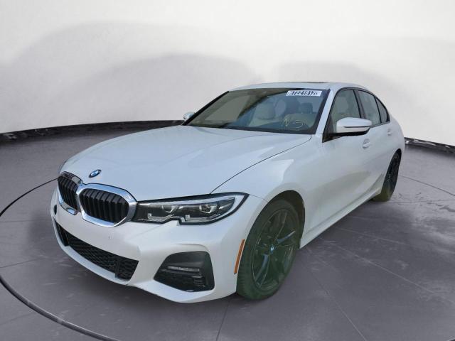 3MW5R1J01M8B81554 - 2021 BMW 330I WHITE photo 1