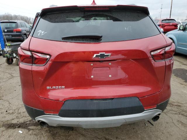 3GNKBCR41MS****** - 2021 CHEVROLET BLAZER 2LT RED photo 6