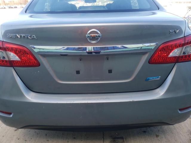 3N1AB7AP3DL690910 - 2013 NISSAN SENTRA S GRAY photo 9