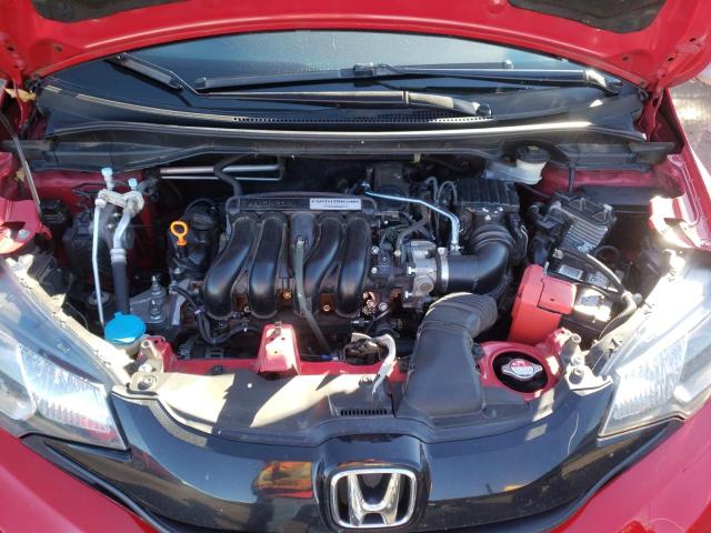 JHMGK5H54GX014764 - 2016 HONDA FIT LX RED photo 7