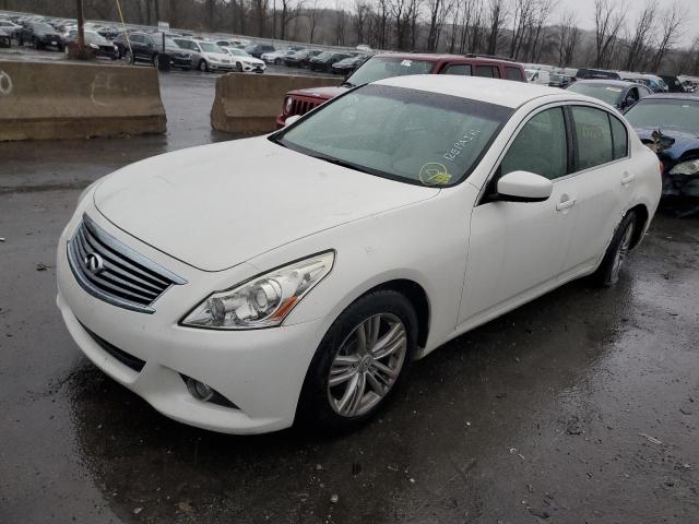 JN1DV6AR2CM861134 - 2012 INFINITI G25 WHITE photo 2