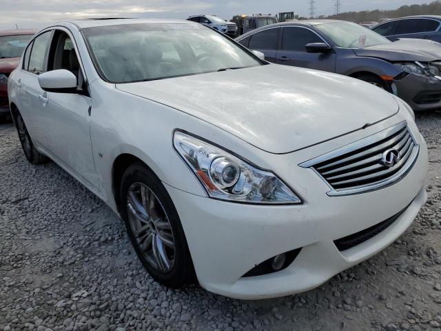 JN1CV6APXFM503620 - 2015 INFINITI Q40 WHITE photo 1