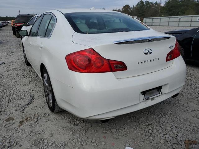 JN1CV6APXFM503620 - 2015 INFINITI Q40 WHITE photo 3