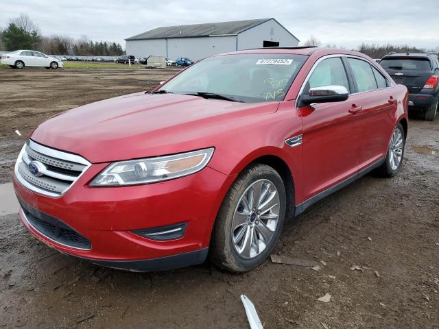 1FAHP2FW8CG114156 - 2012 FORD TAURUS LIM RED photo 1