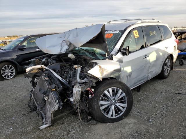 5N1DR2MN6KC623337 - 2019 NISSAN PATHFINDER SILVER photo 2