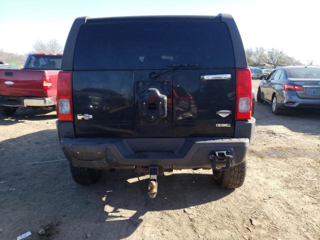 5GTEN13L688121561 - 2008 HUMMER H3 ALPHA BLACK photo 6