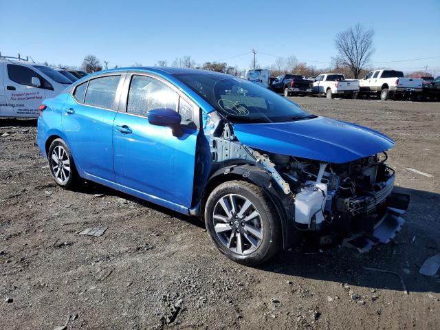 3N1CN8EV4ML888846 - 2021 NISSAN VERSA SV BLUE photo 4