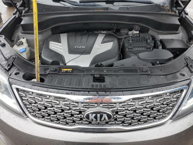 5XYKW4A73EG537361 - 2014 KIA SORENTO SX GRAY photo 12