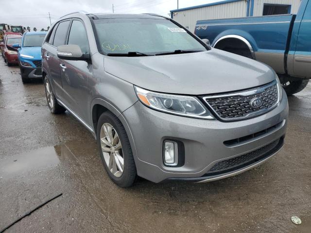 5XYKW4A73EG537361 - 2014 KIA SORENTO SX GRAY photo 4