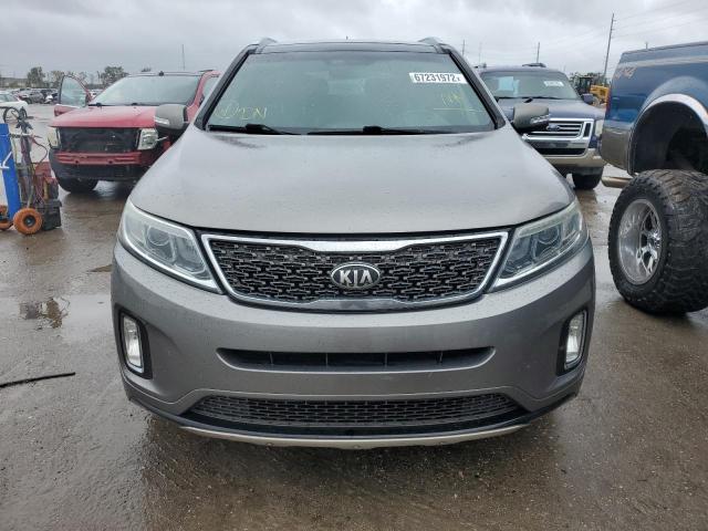 5XYKW4A73EG537361 - 2014 KIA SORENTO SX GRAY photo 5