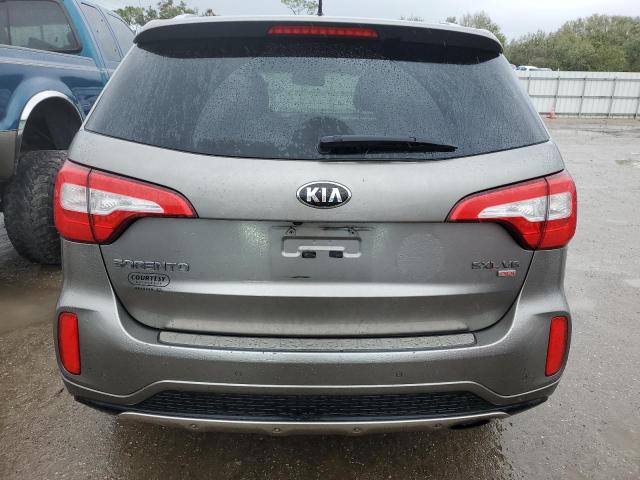 5XYKW4A73EG537361 - 2014 KIA SORENTO SX GRAY photo 6