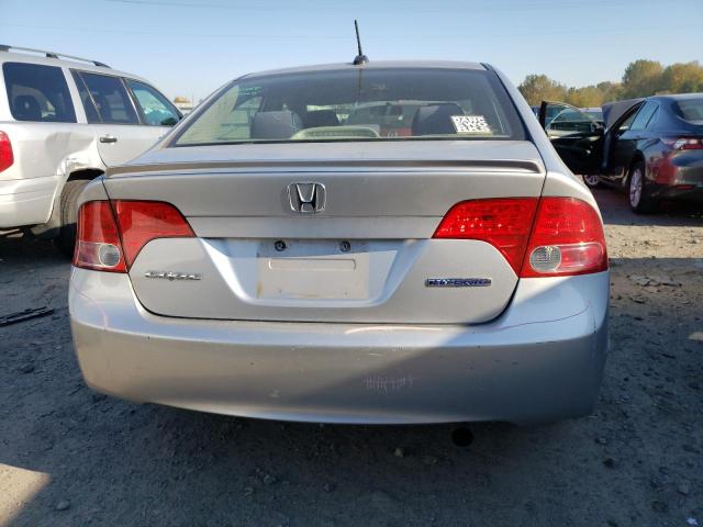 JHMFA362X8S008736 - 2008 HONDA CIVIC HYBR SILVER photo 6