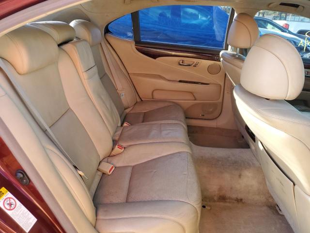 JTHDU46F085005852 - 2008 LEXUS LS 600HL BURGUNDY photo 10