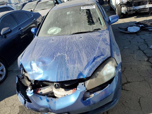 JH4DC53076S017567 - 2006 ACURA RSX TYPE-S BLUE photo 5