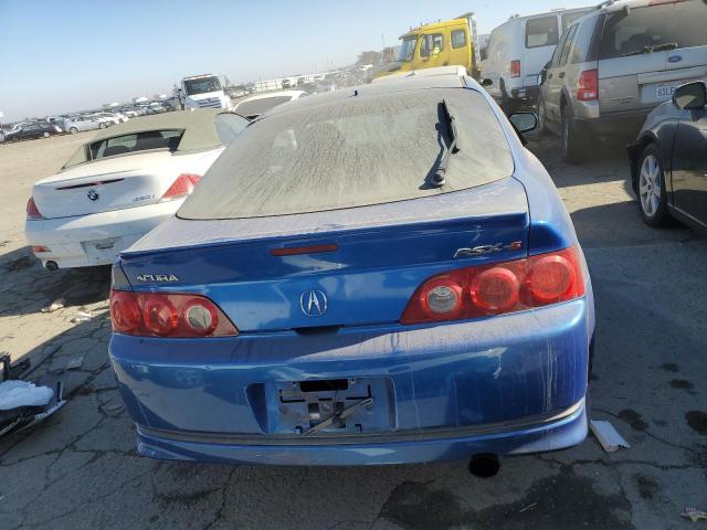 JH4DC53076S017567 - 2006 ACURA RSX TYPE-S BLUE photo 6