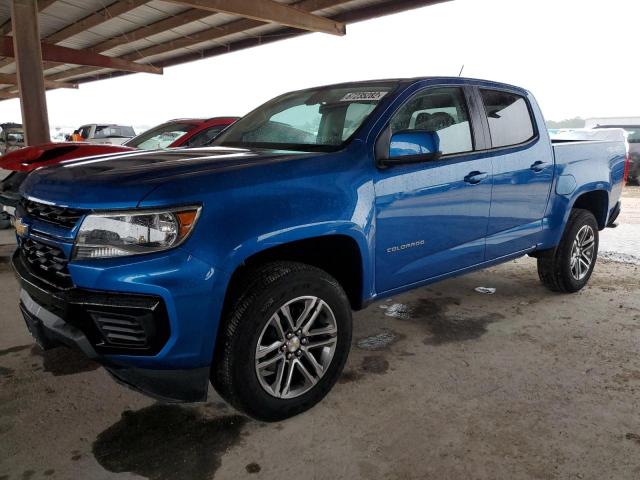 1GCGTBEN8M1232867 - 2021 CHEVROLET COLORADO BLUE photo 1