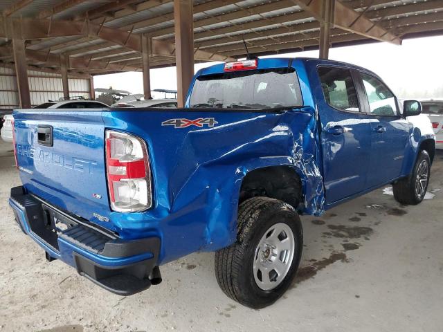 1GCGTBEN8M1232867 - 2021 CHEVROLET COLORADO BLUE photo 3